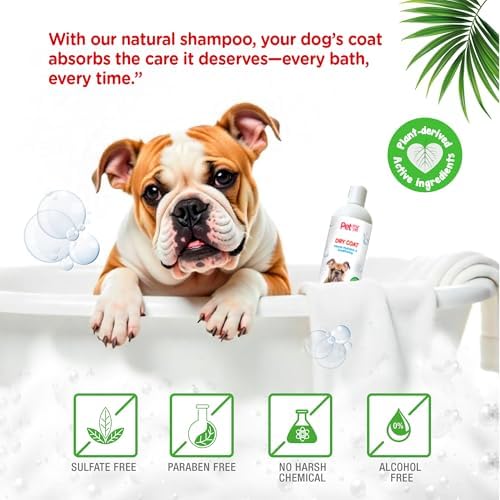 Natural Dog Shampoo for Dry Coats, 16 Fl Oz - Image 3
