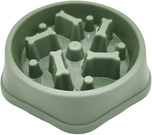 Slow Feeder Dog Bowls- Promote Healthy Eating Habits,Dog Puzzle Feeder,Anti-Gulping Puzzle Design for Small/Medium/Large Pets, Reduce Bloat & Improve Digestion (Green)