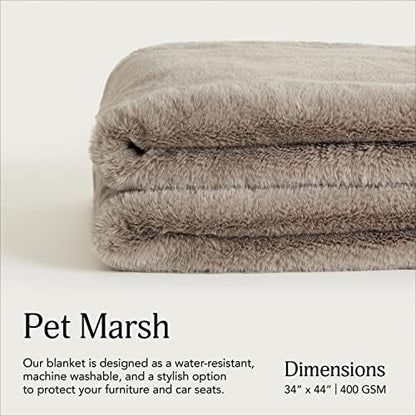 UnHide Lil’ Marsh Pet Blanket, Extra Soft Faux Fur, Washable Dog Blanket - Image 2