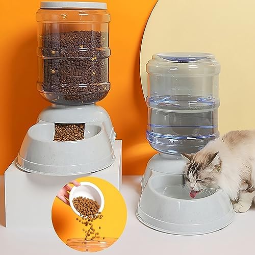 Automatic Dog Feeders, Dog Feeder Dispenser for Large Dogs, 3 Gallon Gravity Automatic Dog Cat Feeder Station, Dry Food Storage Container Bowl for Adult Dogs - Image 6