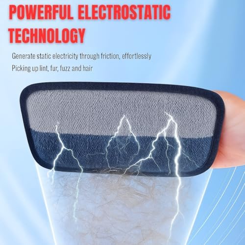 Pet Hair Remover Pad – Reusable Electrostatic Hair Removal Tool for Dogs & Cats, Effective Fur Remover for Furniture, Couch, Carpet, Clothes & Car - Image 2