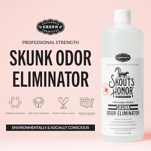 SKOUT'S HONOR Skunk Odor Eliminator for Pets, 32 oz, 2-Pack - Image 2