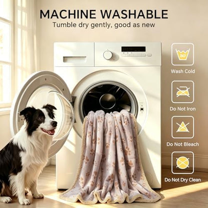 Luciphia Waterproof Dog Blanket Reversible Sherpa Fleece for Small Dogs Cat - Image 7