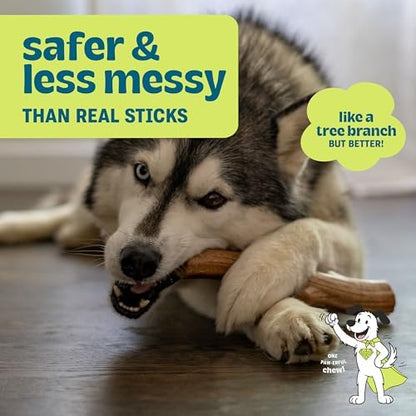 Pupstages Super Dogwood Stick Dog Chew Toy, Made in USA, Medium, 9.5" - Image 2