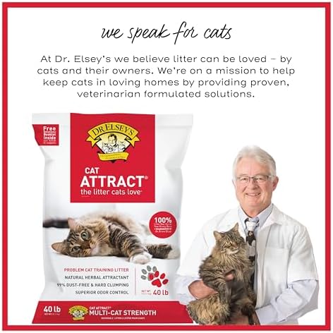 Dr. Elsey's Cat Attract Clumping Clay Cat Litter 40 lb. Bag - Image 6