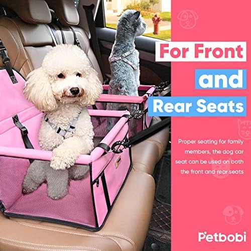 Petbobi Dog Car Seat for Small Dogs and Cats up to 15 lbs, Portable Booster - Image 5