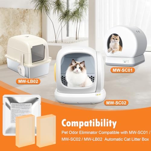 12 Pack Deodorizer Gel Refill for Meowant Self-Cleaning Cat Litter Box - Image 2