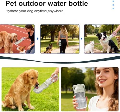 Amerisun Dog Water Bottle, 16.9 OZ Collapsible Leak-Proof Pet Water Bowl - Image 4