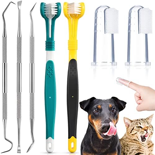 CHENGU 7 Count Dog Teeth Cleaning Kit Home Dental Care by CHENGU