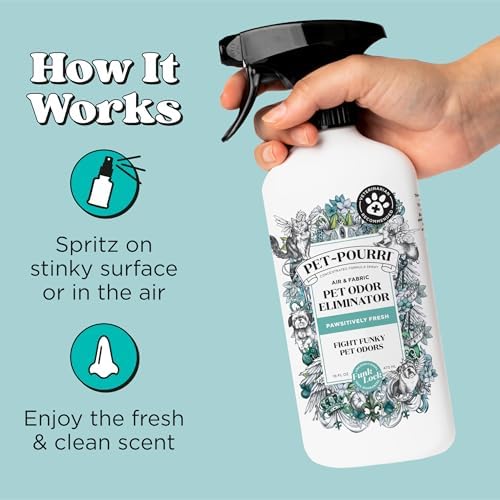 Pet-Pourri Air + Fabric Pet Odor Freshener Spray, 16 Fl Oz, Pack of 2 - Image 5