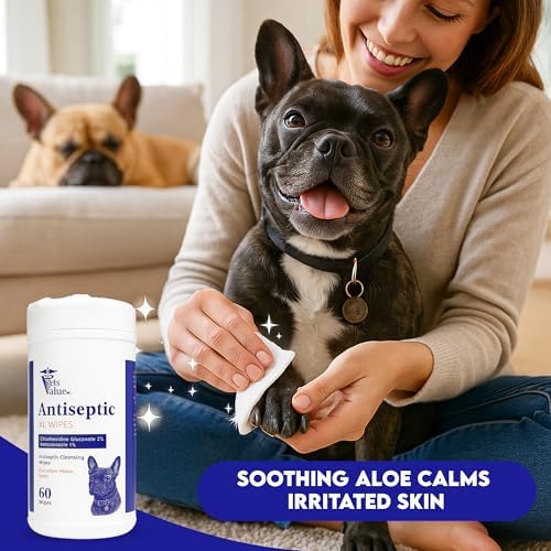 Pet Wipes for Dogs & Cats - Gentle Daily Cleaning for Paws, Face & Coat – All Breeds (60 Count) - Image 2