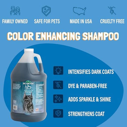 Bio-Groom Ultra-Black Dog Shampoo - Color Enhancing Pet Shampoo, Dog Bathing Supplies, Puppy Wash, Grooming Supplies, Cruelty-Free, Made in USA, Coat Brightener - 1 Gallon - Image 2