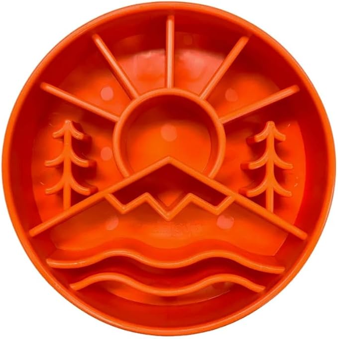 SodaPup Great Outdoors Enrichment Bowl – Durable Slow Feeder Bowl Made in USA from Non-Toxic, Pet-Safe, Food Safe Material for Mental Stimulation, Slowing Down Eating, Healthy Digestion, & More