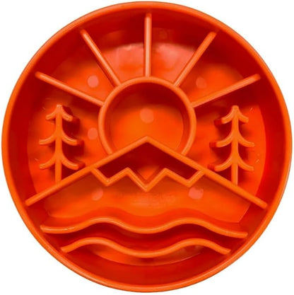 SodaPup Great Outdoors Enrichment Bowl – Durable Slow Feeder Bowl Made in USA from Non-Toxic, Pet-Safe, Food Safe Material for Mental Stimulation, Slowing Down Eating, Healthy Digestion, & More