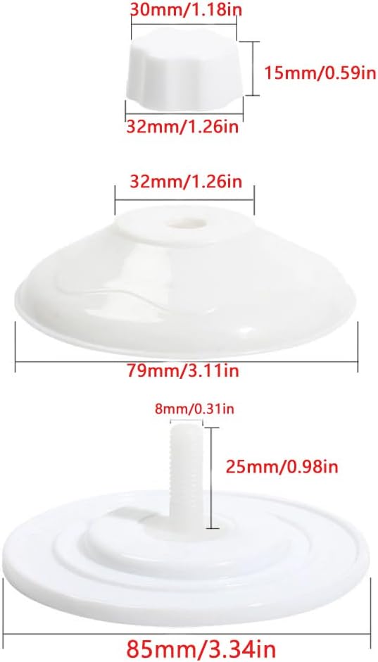 4 Pack Cat Bed Window Suction Holder Replacement with Anchor Screws Cordless Cat Window Perch Suction Cups Holders for EZ Mount Kitty Sill Window Hammock Bed Seat Felt Kitten Car Bed Road Trip