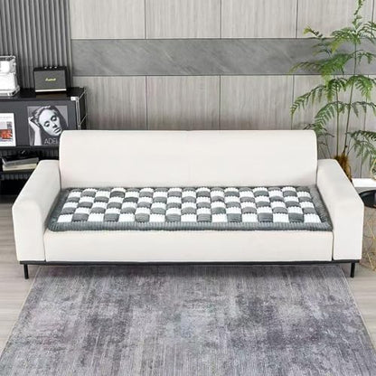 Pet Couch Covers for Sofa Protector for Dogs Washable Backseat Pet Bed Mat Dog Bed Non-Slip Travel Pet Mat Fit (Gray+White, for Cars/SUV/Small Truck (54"×24.8")) by HYuMCCyhT
