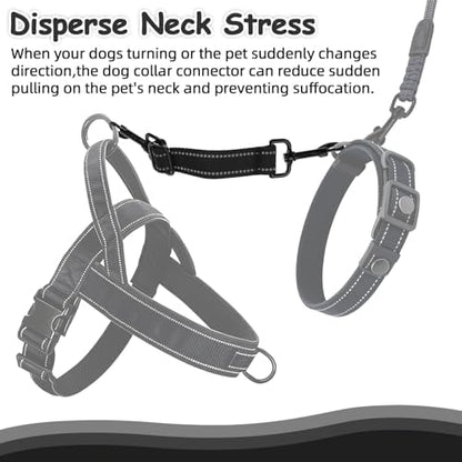 YUEPET 2 Pack Dog Collar Safety Clips, Adjustable Prong Collar Backup Clips - Image 3
