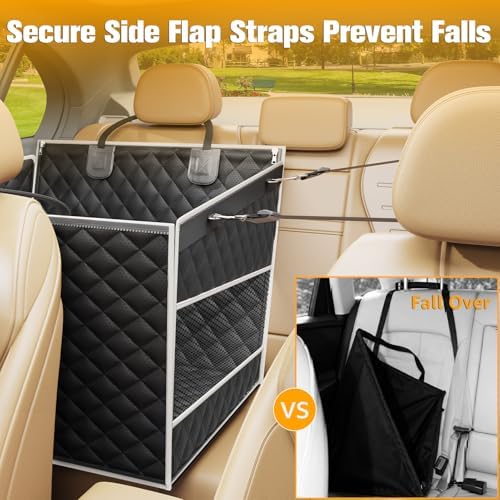 PETICON Large Dog Car Seat, Back Seat Extender for Pets with Hard Bottom - Image 5