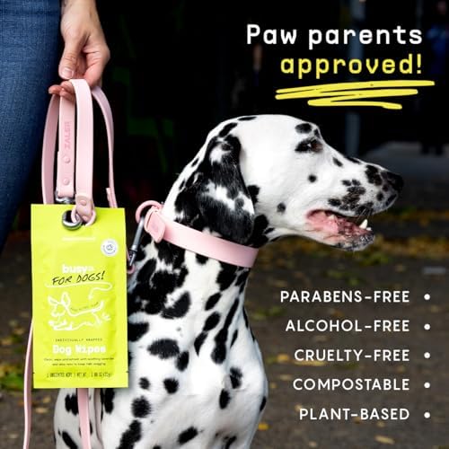 BUSYCO - Hypoallergenic Dog Wipes, Cleaning and Odor Control Grooming Wipes for Paws, Body, and Butt, Perfect for Puppy and Adult Dogs, Individually Wrapped, Unscented (Unscented, 20 Grooming Wipes) - Image 6