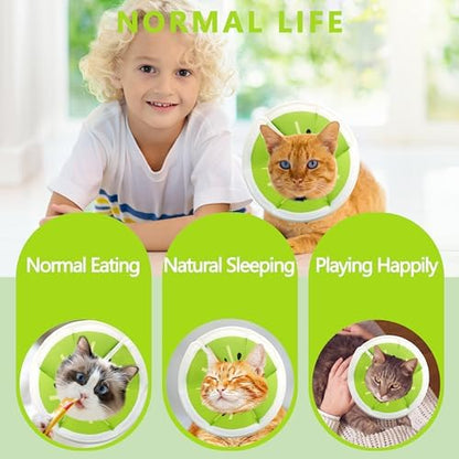 Soft Adjustable Cat Cone Collar, Comfortable Cat Recovery Collar - Image 6