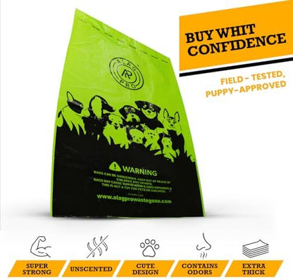ALAGPRO® 2,000 Commercial Grade Dog Waste Station Refill Roll Bags - Fits Any Pet Waste Station - 45% Thicker than Competitor Bags - 10 Rolls of 200 Bags for Backyard, Parks & HOA's - Image 4