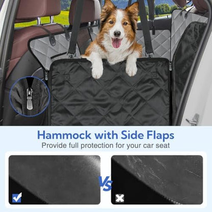 Kytely Dog Car Seat Cover for Back Seat, Waterproof Hammock for Car & SUV - Image 3