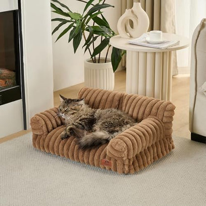 Hollypet Small Dog Large Cat Bed Puppy Couch Beds for Pets up to 25 lbs - Image 7