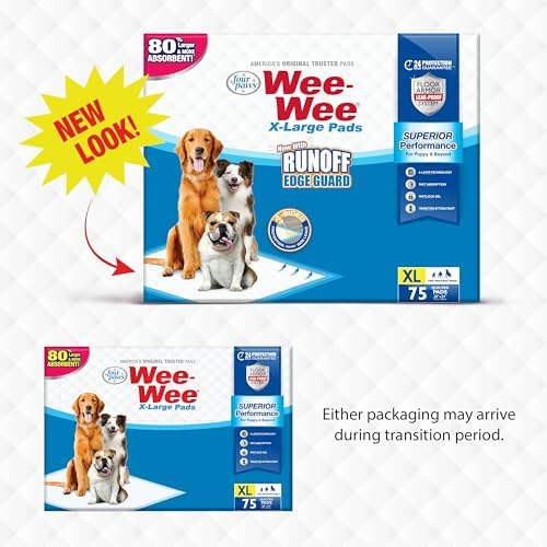 Four Paws Wee-Wee Superior Performance X-Large Dog Pee Pads, 75 Count - Image 2