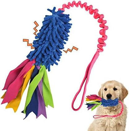wodoca Dog Tug Toy, Dog Toys for Aggressive Chewers, Strong Squeak Rope Toy by wodoca