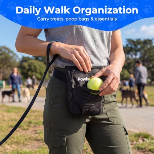 Dog Treat Pouch for Pet Training, One-Hand Magnetic Closure, Hands-Free Treat Bag with Silicone Liner, No Mess No Smell - Image 6