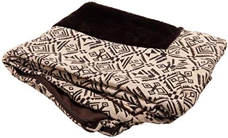 Furhaven Replacement Dog Bed Cover Plush & Southwest Kilim Décor Sofa-Style, Machine Washable - Desert Brown, Large by FurHaven