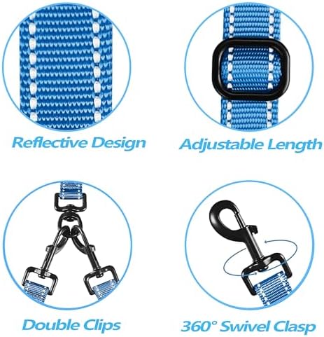 PetBonus Double Dog Leash, No Tangle Dual Leash, Walking Training Lead - Image 4