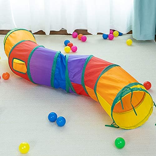 iCAGY Cat Tunnel Toys for Indoor Cats Kittens Rabbits, Pet Toy Play Tunnels - Image 5