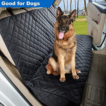 VIEWPETS Bench Car Seat Cover Protector, Waterproof Heavy-Duty, Black - Image 3