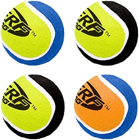 Nerf Dog 2.5in Squeak Tennis Ball 4-Pack, Multicolor - Image 3