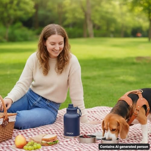 Portable Dog Water Bottle 32oz Insulated Travel Bottle for Small Dogs - Image 6