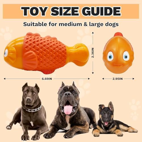 WinTour Indestructible Dog Toys for Aggressive Chewers, Tough Chew Toys for Medium & Large Breeds, Squeaky and Durable Chewers for Large Dogs - Image 6