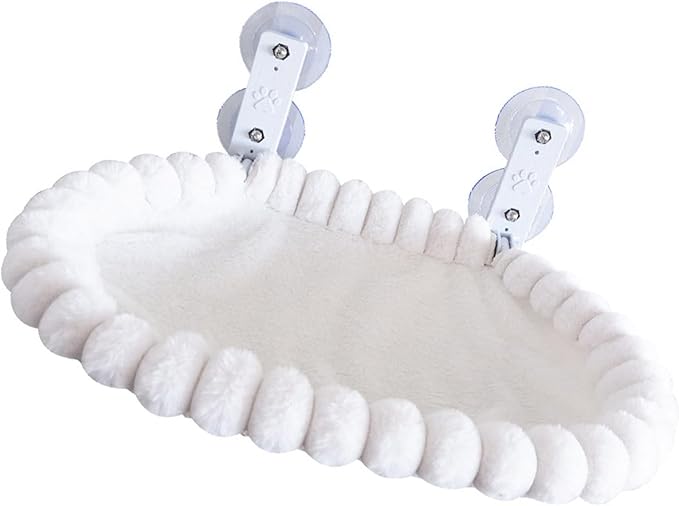 Hanging Cat Hammock Removable Washable Cover Space Saving Sturdy Suction Cup Warm Comfort for Pet