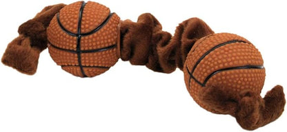 Coastal Pet Li'l Pals Plush and Vinyl Dog Toy 8" Basketball Tug (1-Unit)