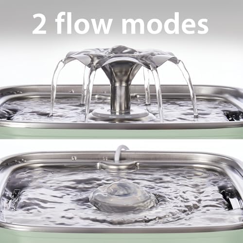 Veken Innovation Award Winner Stainless Steel Cat Water Fountain, 108oz - Image 6
