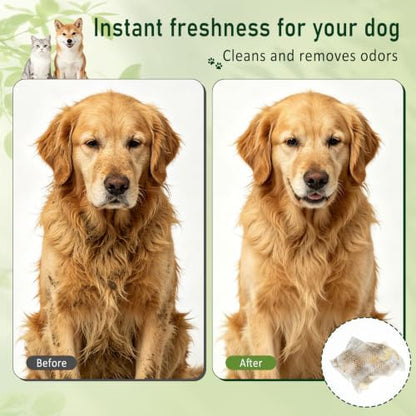 100 PCS Dog Wipes Dog Grooming Wipes Individually Wrapped Pet Wet Wipes - Image 4