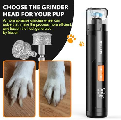 IREDOON Dog Nail Grinder Replacement Head for Most Brands and All Pets 2PCS - Image 4