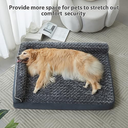BFPETHOME Orthopedic Washable Dog Bed, Sleeping Couch for Large Senior Dogs - Image 3