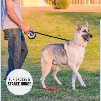 Alcott Kong Ultimate Retractable Dog Leash, Extra Large, Red, 16' Long - Image 7