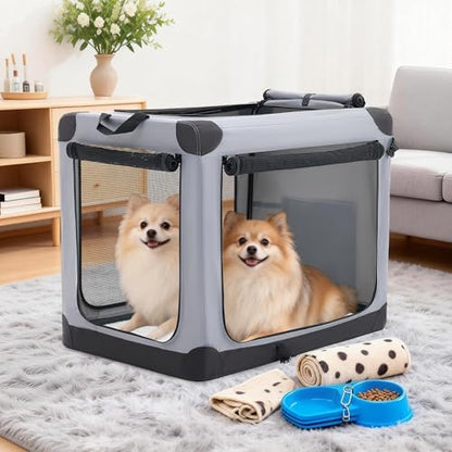 NEWBULIG Soft Cat Carrier 36 Inch, Foldable Large Dog Crate Kennel - Image 2