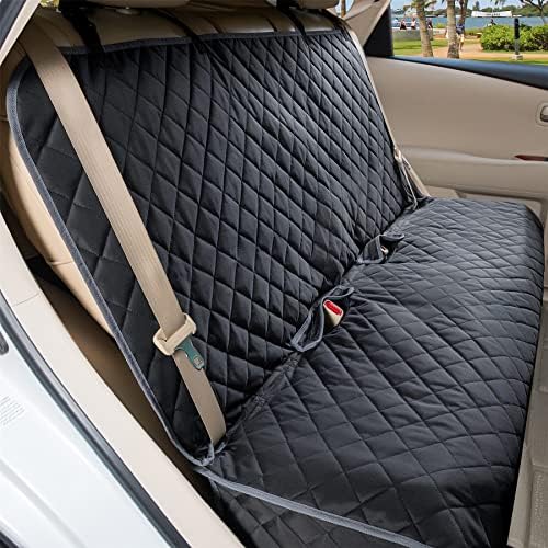 VIEWPETS Bench Car Seat Cover Protector - Waterproof, Heavy-Duty and Nonslip Pet Car Seat Cover for Dogs with X-Large Size Fits for Large SUVs & Trucks - Image 2