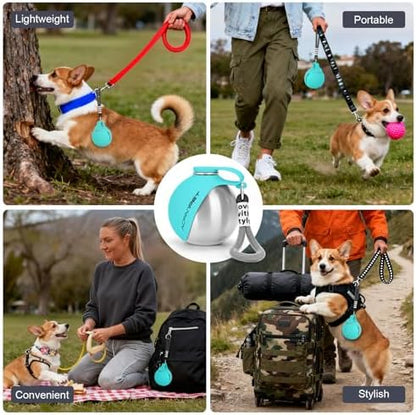 Portable Dog Water Bottle 10oz Stainless Steel Travel Bowl - Image 4