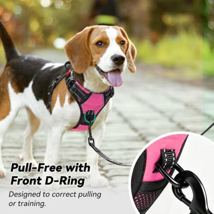 PoyPet No Pull Dog Harness Small with Front Clip & Neck Release Buckle - Image 3