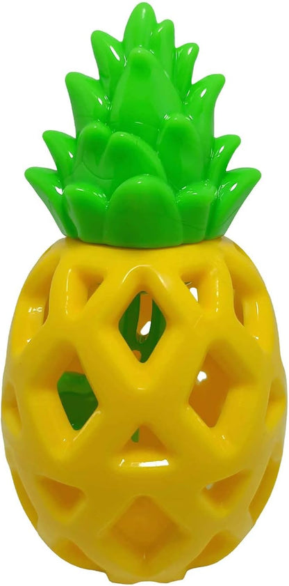 Steel Dog Treaters Pineapple, Dog Toy for Boredom and Stimulation, Treat Dispensing, Interactive Dog Puzzle Toys for Small, Medium, Large Breed