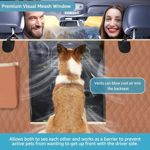 Lassie XL Truck Waterproof Dog Seat Cover Back Seat with 2 Seat Belts - Image 2